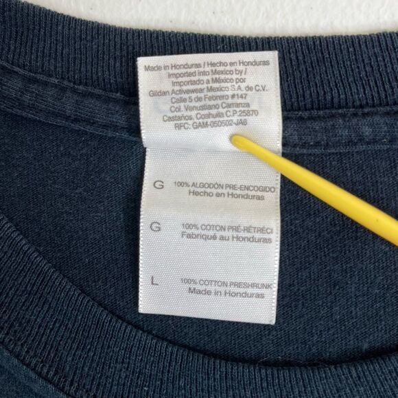 Gildan Sick Boy Motorcycle Skull Black Long Sleeve Crew Neck T Shirt Men Large - Picture 12 of 16